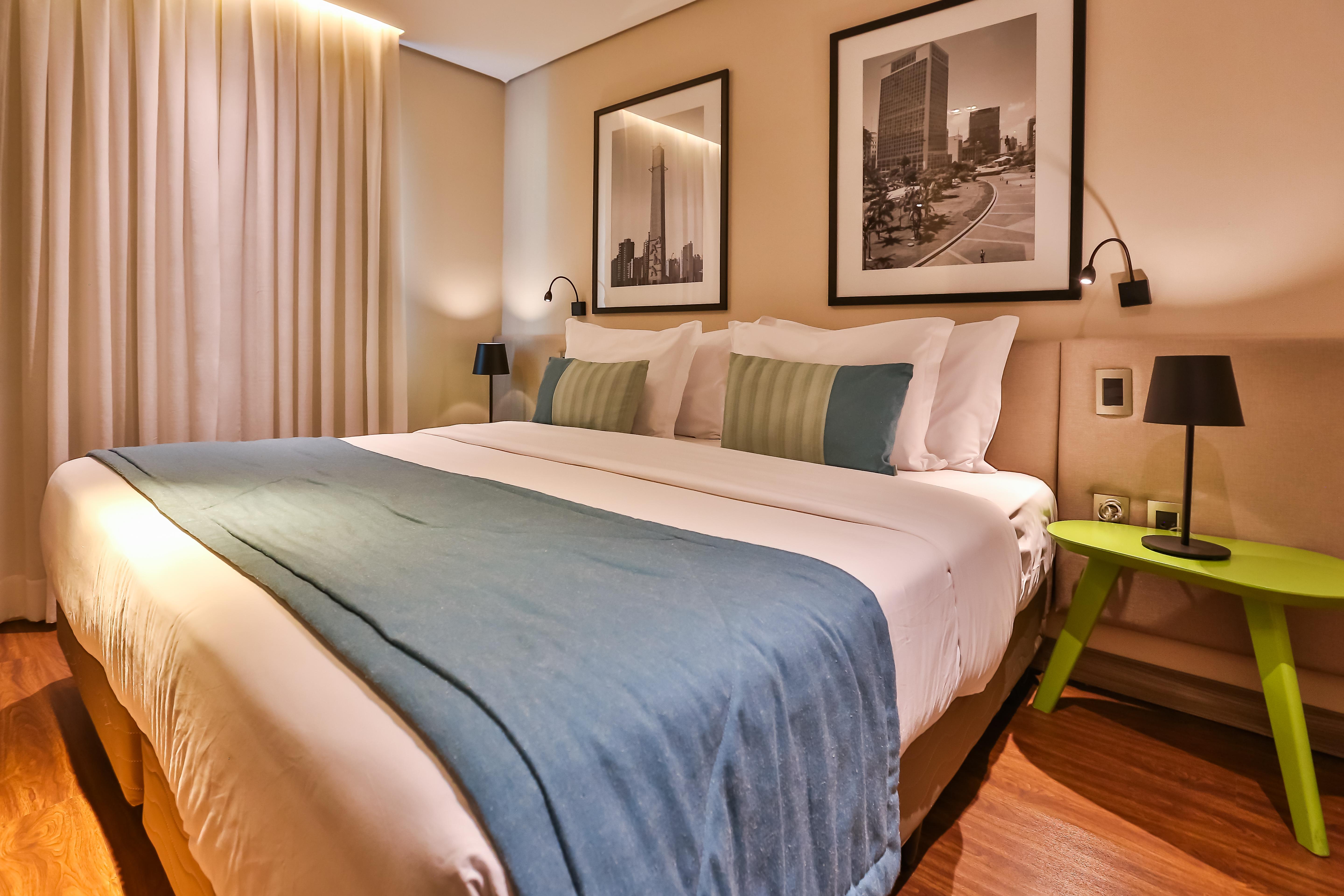 Radisson Vila Olimpia Sao Paulo Bagian luar foto A bedroom at the hotel